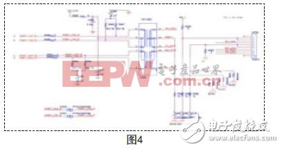 以太網(wǎng)的數(shù)據(jù)信號(hào)，經(jīng)過IP175C處理器進(jìn)行交換處理，信號(hào)從RJ45端口輸出，接口電路如圖4所示。