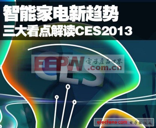 聚焦CES 2013：未來智能家電發(fā)展的3大看點（一）