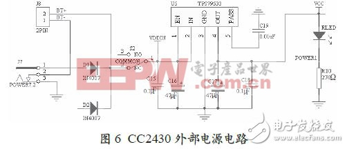 CC2430外部电源电路图