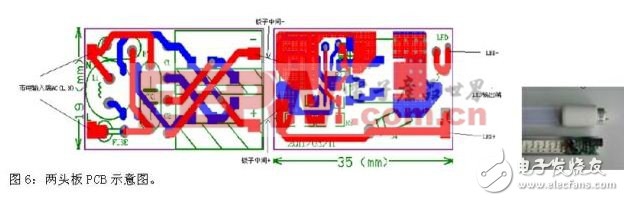 两头板PCB示意图