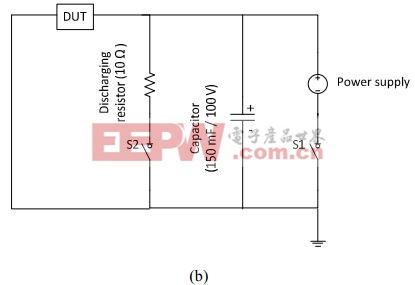 图2（b）放电电阻电路图。