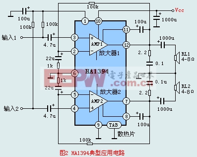 HA1394典型應(yīng)用電路1