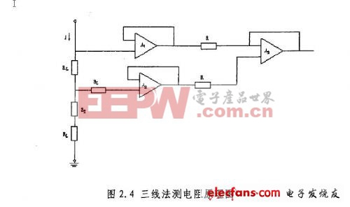 三線法測電阻原理圖