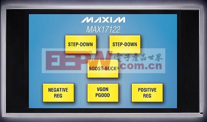 Maxim推出用于LCD HDTV面板的多路输出电源芯片