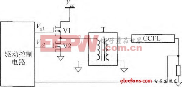 半橋結(jié)構(gòu)驅(qū)動(dòng)電路示意圖