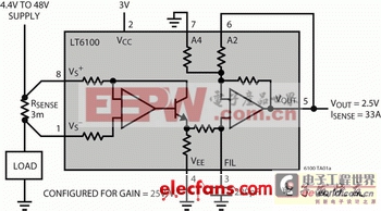 高端电流检测放大器简化电流的监视和控制