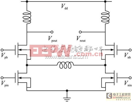 圖1共源共柵電感的應(yīng)用