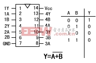 或非門邏輯關系