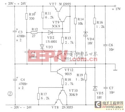 15W純甲類(lèi)功放電路圖及原理