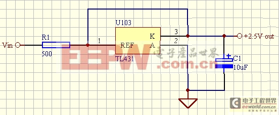 2.5V基準(zhǔn)電壓電路