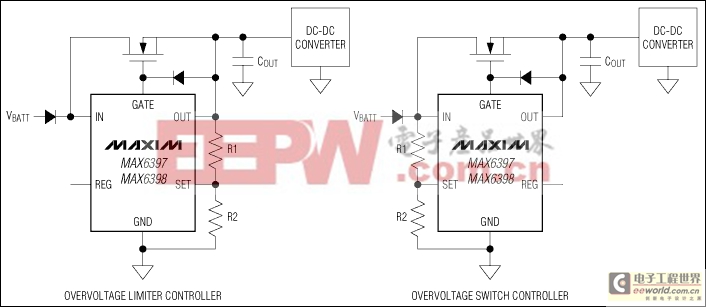 MAX6397,MAX6398:典型工作電路