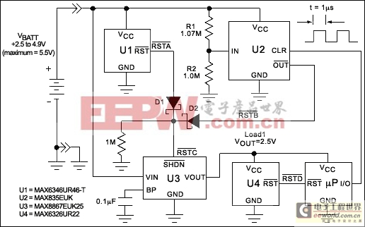 微電路具有自動(dòng)關(guān)機(jī)和低電池鎖定功能-Micropowe 