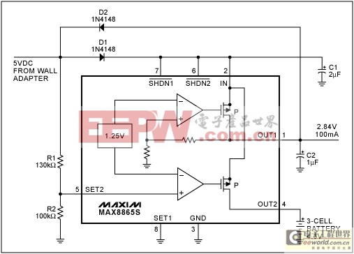 Battery-Switchover Circuit Acc