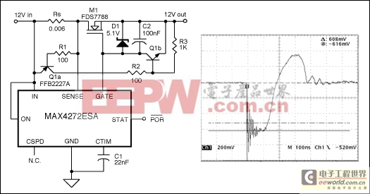 盡量減少短路電流脈沖的熱插拔控制器-Minimize 