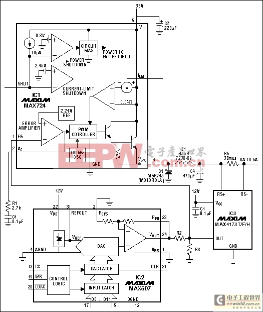 高側(cè)電流檢測的測量：集成電路和原則-High-Side