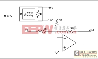 EPOT應(yīng)用：偏移調(diào)整的運(yùn)算放大器電路-EPOT Appli