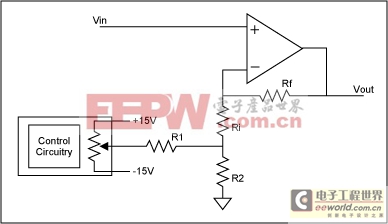 EPOT應(yīng)用：偏移調(diào)整的運(yùn)算放大器電路-EPOT Appli