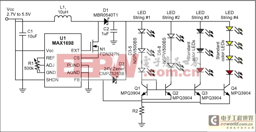 混合電路驅(qū)動(dòng)器的類型和數(shù)量的LED-Circuit Driv