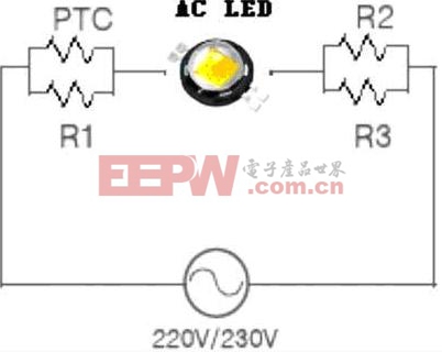 AC LED光源的工作原理及应用