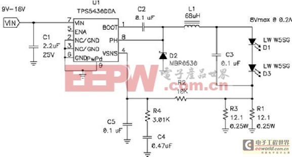 LED的高效驅(qū)動分析與典型應用電路