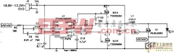 LED的高效驅(qū)動分析與典型應用電路