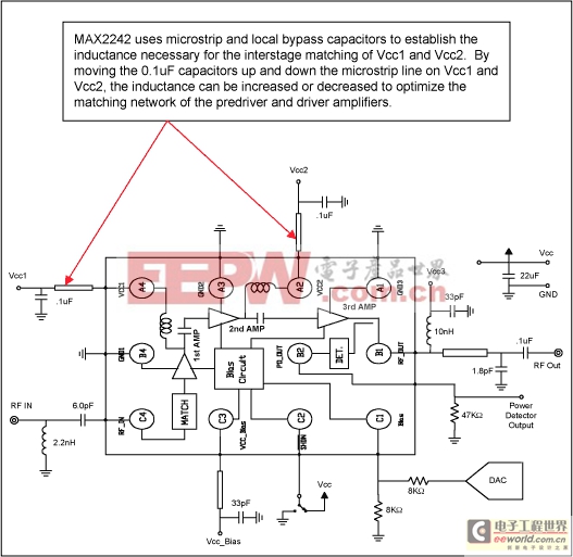 MAX2242功率放大器: 應(yīng)用中的關(guān)鍵問題