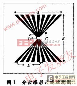 基于分齒蝶形的超寬帶天線設(shè)計(jì)