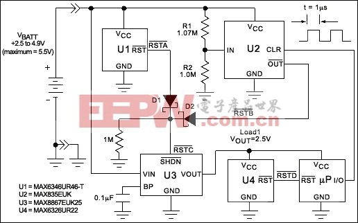 微電路具有自動關(guān)機和低電池鎖定功能-Micropower C