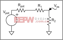 求戴維等效電路的EPOT基于偏置電阻網(wǎng)絡(luò)