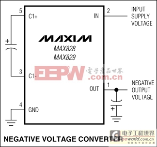 MAX828,MAX829:典型工作電路