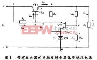 串聯(lián)反饋型晶體管穩(wěn)壓電路