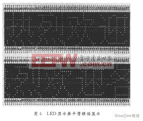 LED顯示器平滑移動顯示