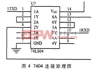 7404連接原理圖