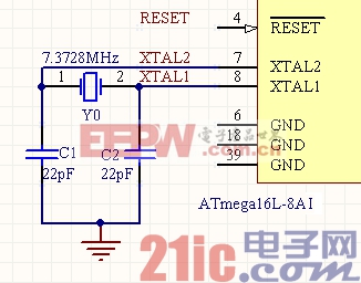 AVR基本硬件线路设计与分析