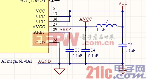 AVR基本硬件线路设计与分析