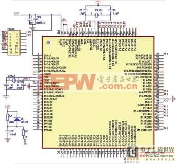 系統(tǒng)主控電路示意圖