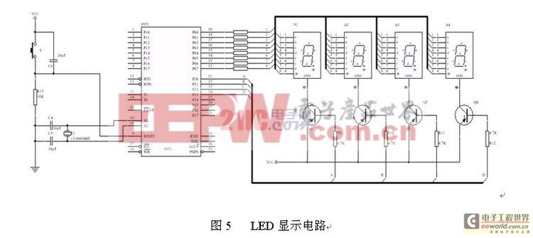 基于51單片機的超聲波測距儀LED顯示電路的設(shè)計