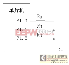 利用單片機(jī)多余I/O口實(shí)現(xiàn)溫度檢測(cè)電路