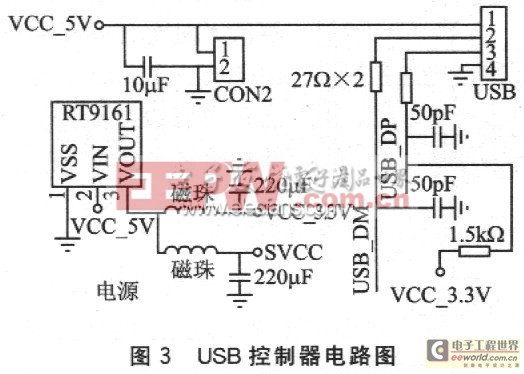 USB控制器电路