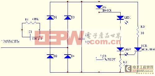 詳解采用電容降壓的LED驅(qū)動電源電路分析應(yīng)用