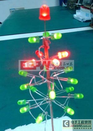 工程师送给女朋友最浪漫的礼物DIY-LED圣诞树
