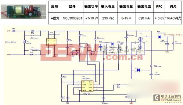 安森美用于LED灯泡等应用的NCL3008x稳流方案