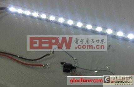 恒流升压LED驱动电路驱动报废屏幕背光条