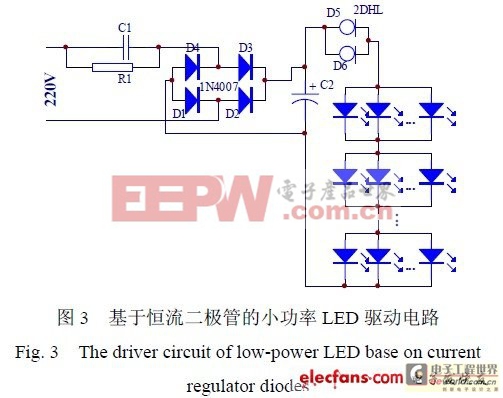 小功率LED驅(qū)動電路設計方案 