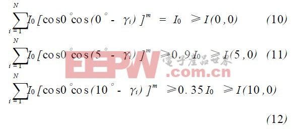 詳解基于LED光強(qiáng)分布的摩托車信號(hào)燈配光設(shè)計(jì)