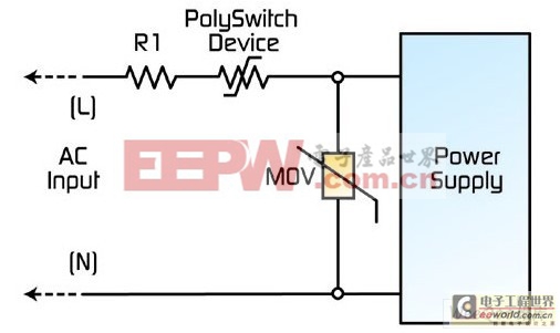 图3：开关模式电源的典型电路保护设计