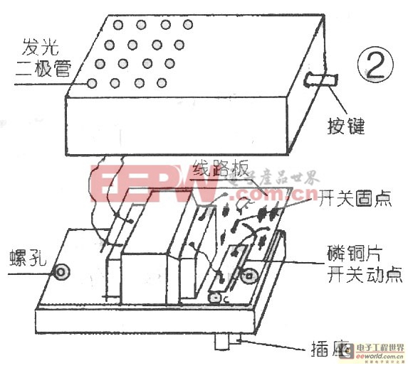 自制交流LED節(jié)能延時(shí)燈