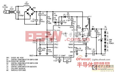 脫機式LED照明開發(fā)挑戰(zhàn)高　驅(qū)動器電路設(shè)計須謹(jǐn)慎