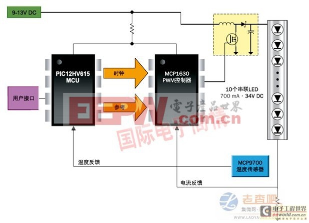 MCP1630升压转换器应用方案