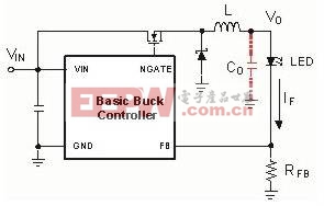 圖1b：基本電流型降壓調(diào)整器。